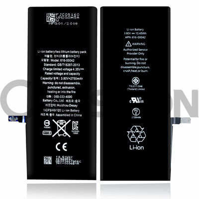 2750mAh OEM แบตเตอรี่เปลี่ยนสําหรับ iPhone 6 Plus ใบรับรอง FCC