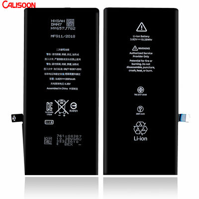 แบตเตอรี่โทรศัพท์มือถือที่สามารถชาร์จใหม่ได้ 3.82V สําหรับ iPhone 6 6s 7 8 Plus X Xr Xs 11 12 Pro