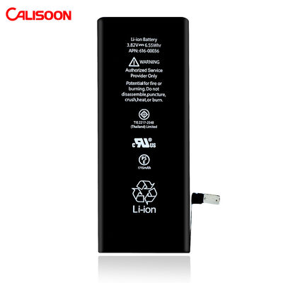 CE แบตเตอรี่สํารองสําหรับ Iphone 6 Li-ion สามารถชาร์จใหม่ได้ 3.8V